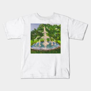 Forsyth Park in Savannah Georgia Kids T-Shirt